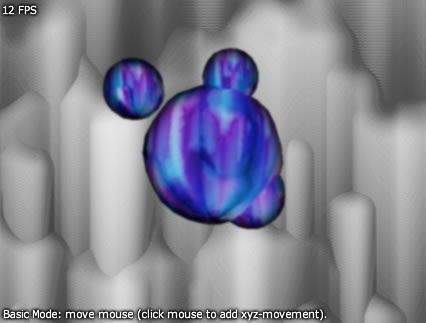 3D-Metaballs: Icy blobs. 3D-Metaballs: Icy blobs.